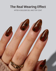 BTArtboxnails SoftCoatTips tortoiseshell almond nails lightweight flexible wear