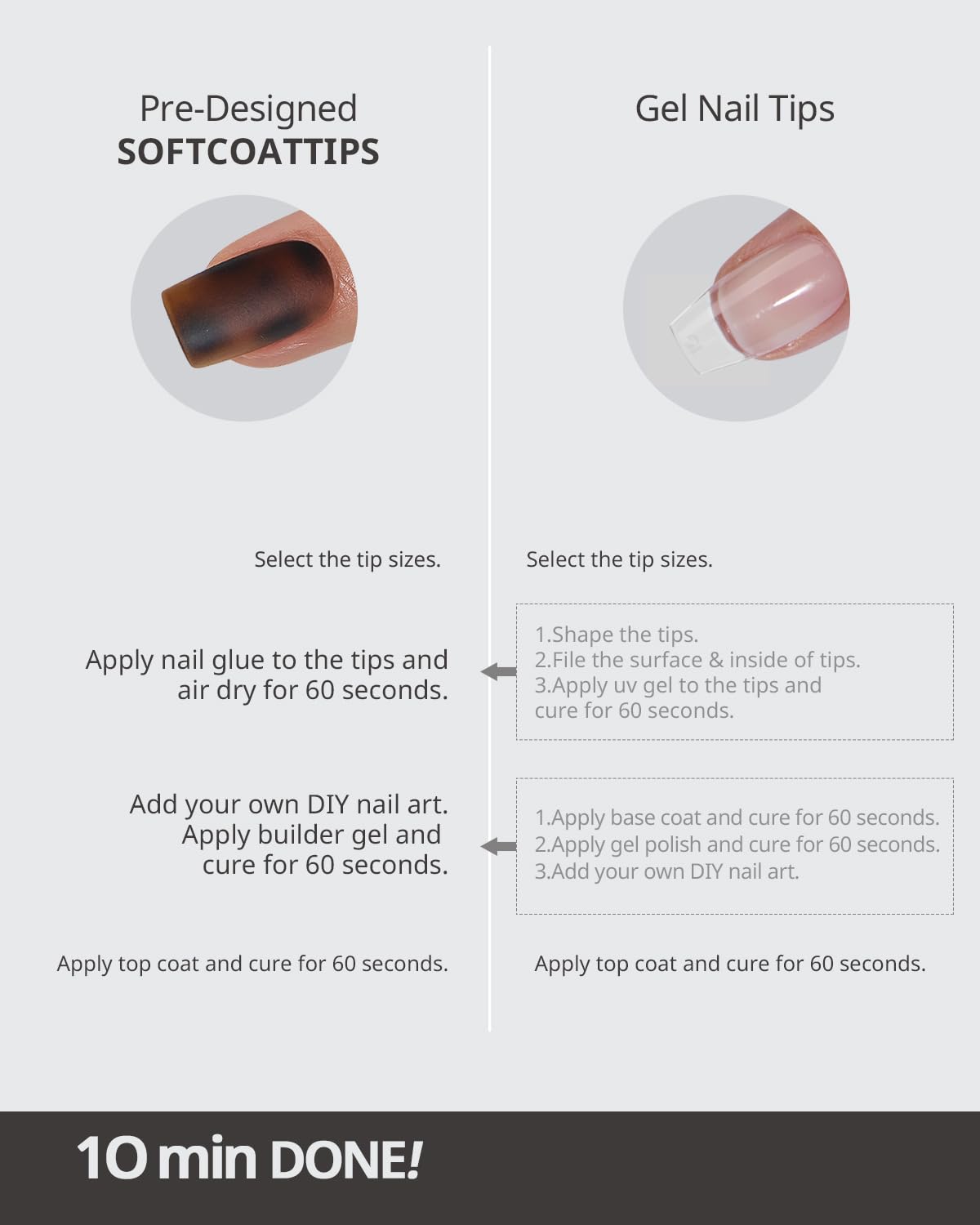 BTArtboxnails SoftCoatTips tortoiseshell almond nails autumn winter ready