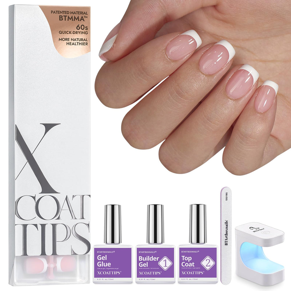 BTArtboxnails XCOATTIPS French tips kit for flawless at-home manicure