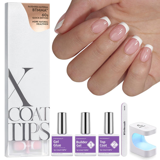 BTArtboxnails XCOATTIPS French tips kit for flawless at-home manicure