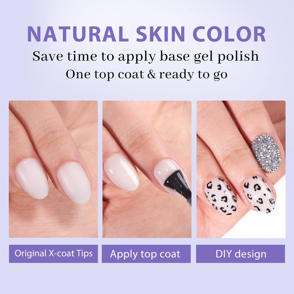 BTArtboxnails XCOATTIPS pre-applied primer speeds up setup.