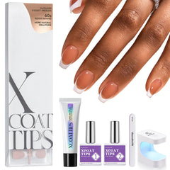 BTArtboxnails XCOATTIPS short coffin French press-on nails for a flawless at-home manicure