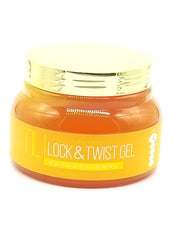 BTL Lock & Twist Gel bottle front demonstrates strong hold for twists
