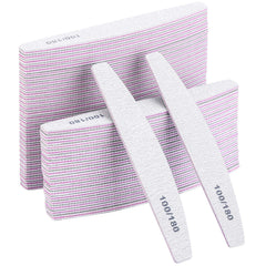 BTYMS double-sided nail files 100/180 grit for efficient shaping and smoothing