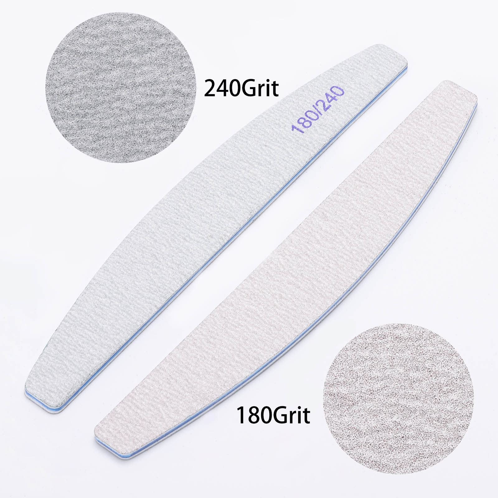 BTYMS 240-grit minimizes damage on weak nails