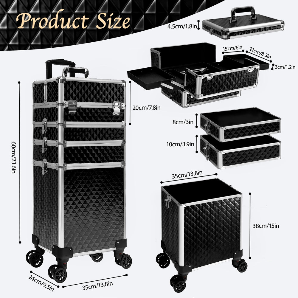 Buanson detachable wheels and buckles enable quick transformation to a suitcase.
