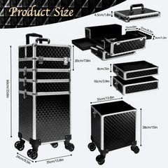 Buanson detachable wheels and buckles enable quick transformation to a suitcase.