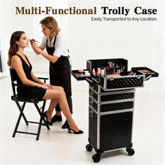 Buanson bottom compartment offers large space for hair tools and bulky gear.