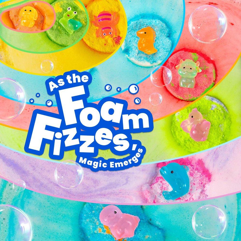 Eight fruity scents fill the tub with kid-friendly aromas.
