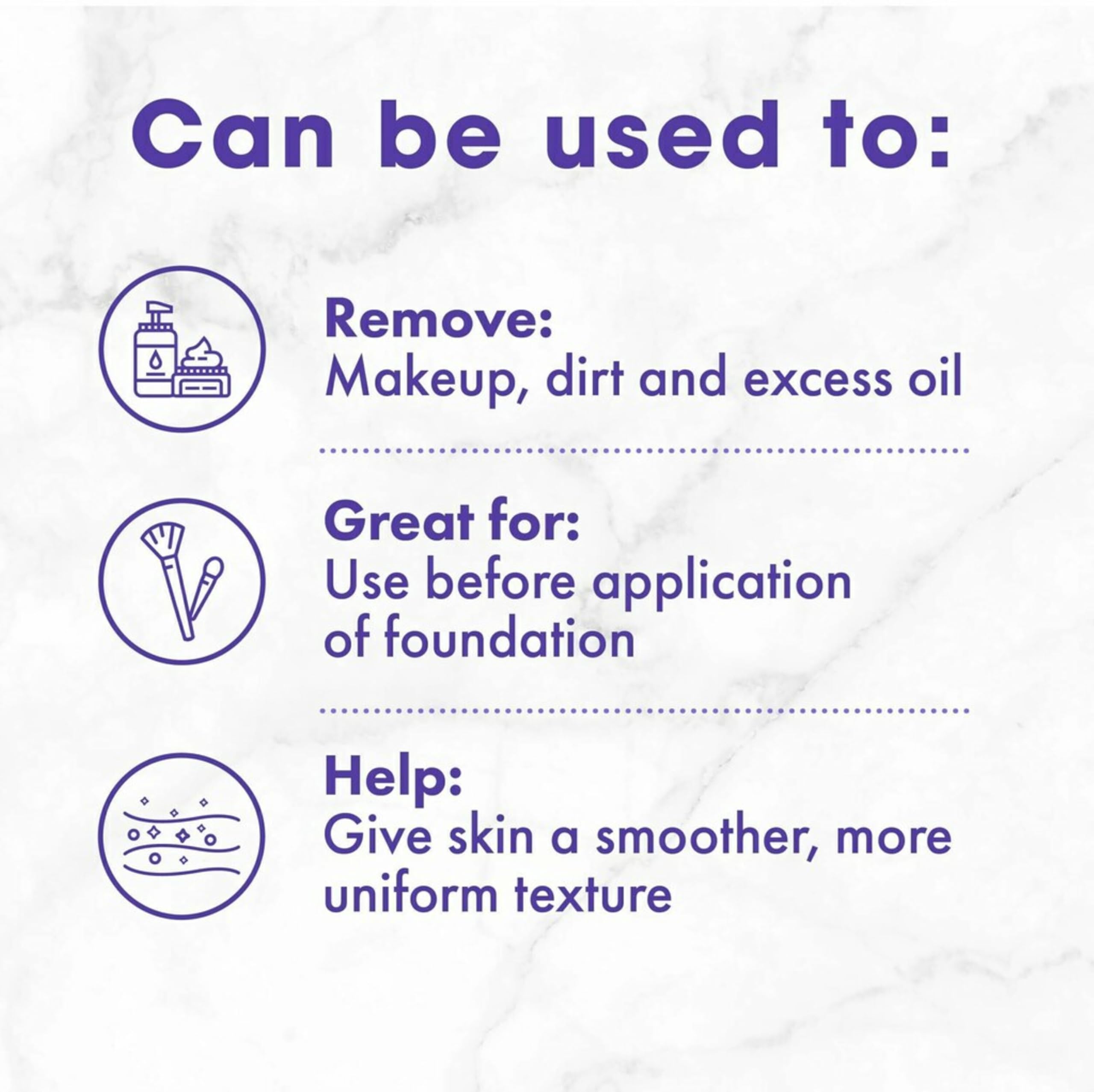 Using Buf-Puf on oily to dry skin for smoother, brighter-looking skin after cleansing