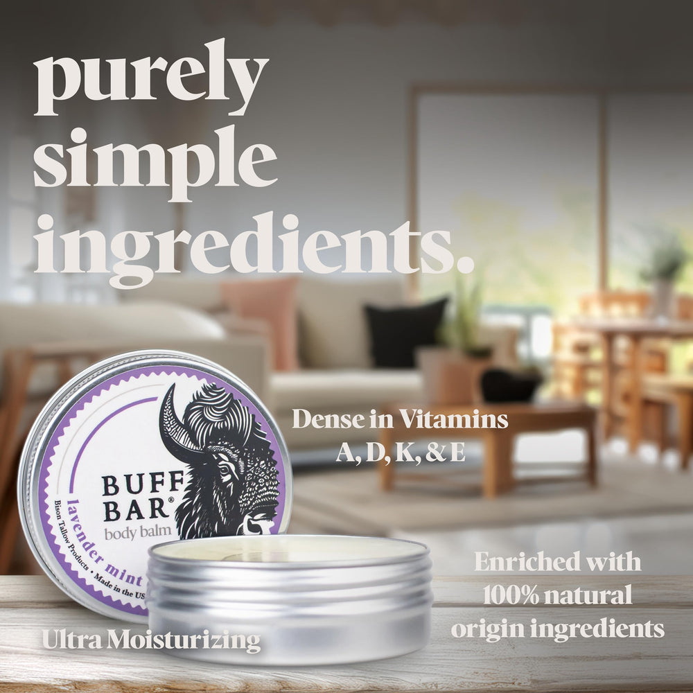 Packaging side view highlights compact, travel-friendly 2 oz tin.