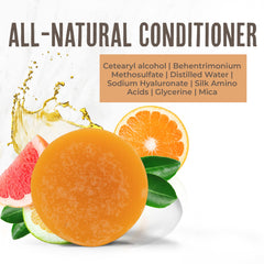 Buffalo Gal conditioner bar detangling hair for easy styling