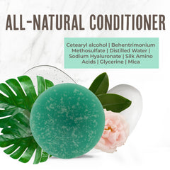 BUFFALO GAL conditioner bar detangling action helps manage knots.