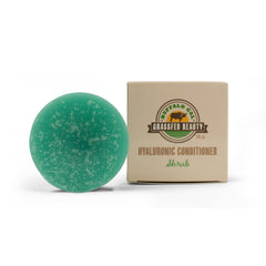BUFFALO GAL conditioner bar with a soft finish for easy detangling and smooth hair.