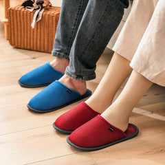 BUGUKI Spa Slippers close-up of soft felt material.