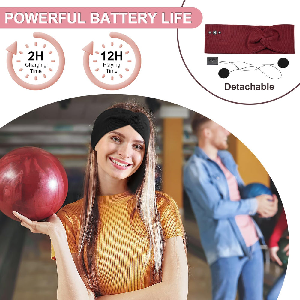BULYPAZY travel-ready headband headphones foldable and portable