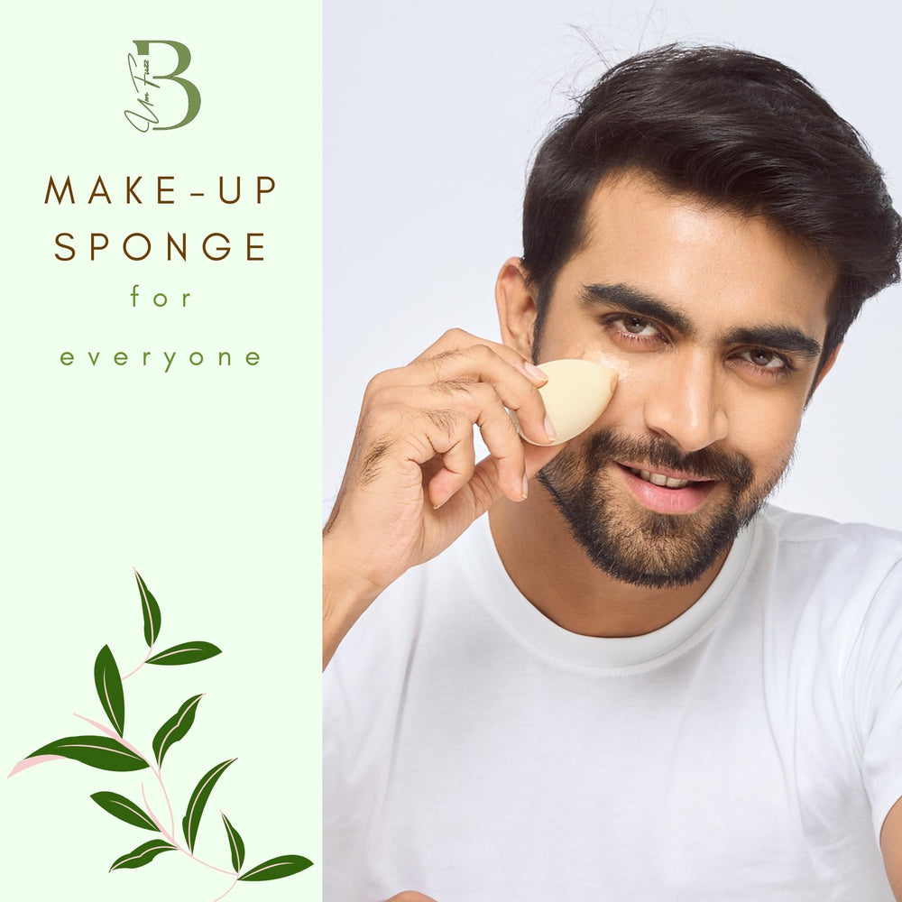 Bumfuzz Green Tea Beauty Sponge delivers skin-friendly blending for liquid and powder makeup