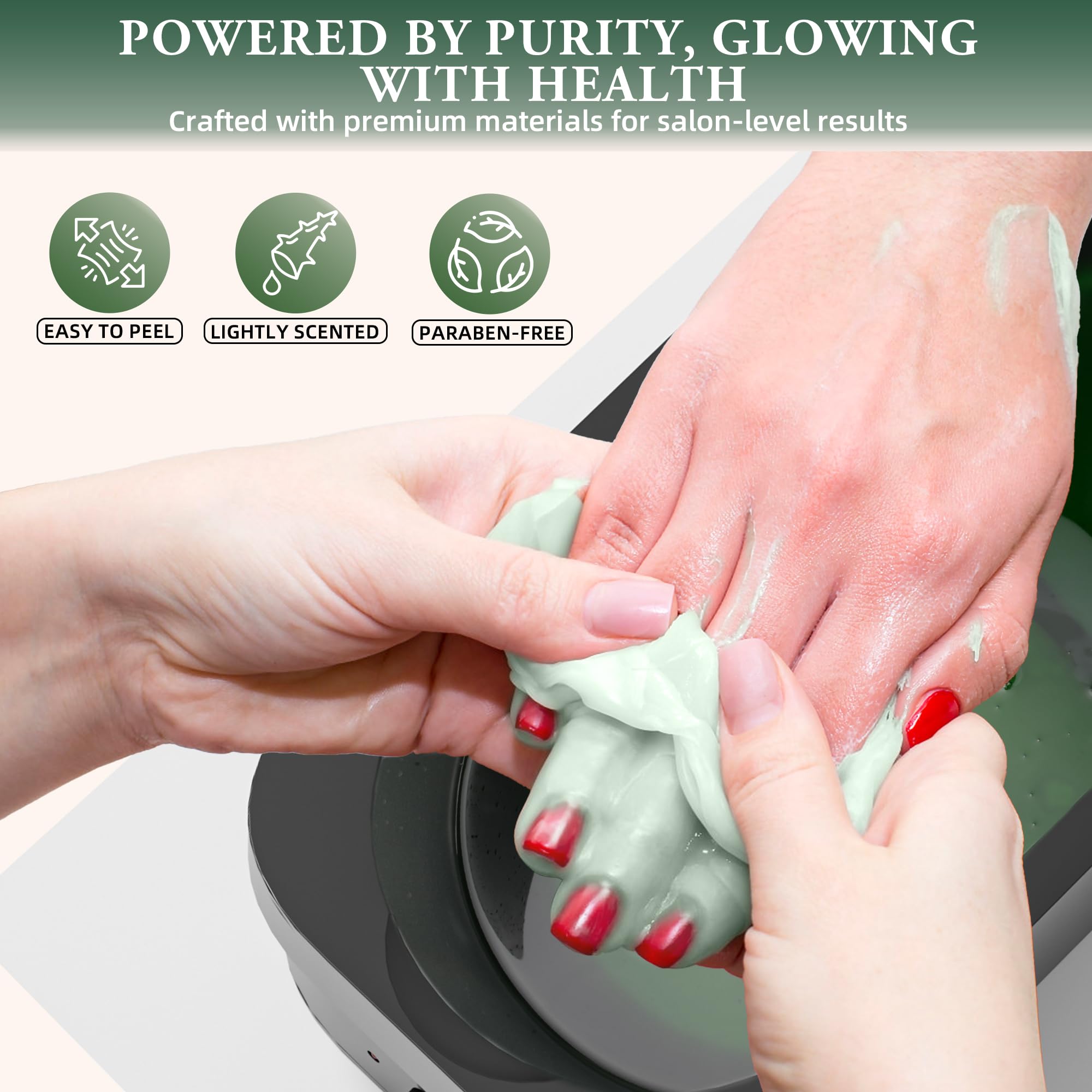 BUMPLYBEE insulated mitts preserve heat for longer, comfortable treatment.