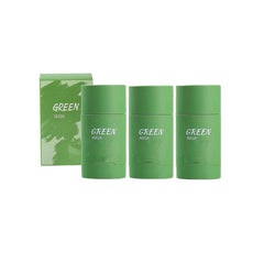 Bupposes Green Tea Mask Stick in compact design for on-the-go cleansing and moisture.