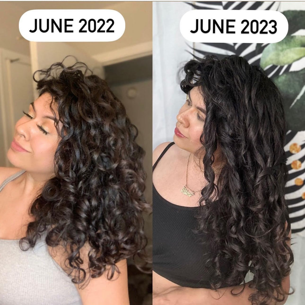 BUR BUR Growing Season oil adds shine to hair strands