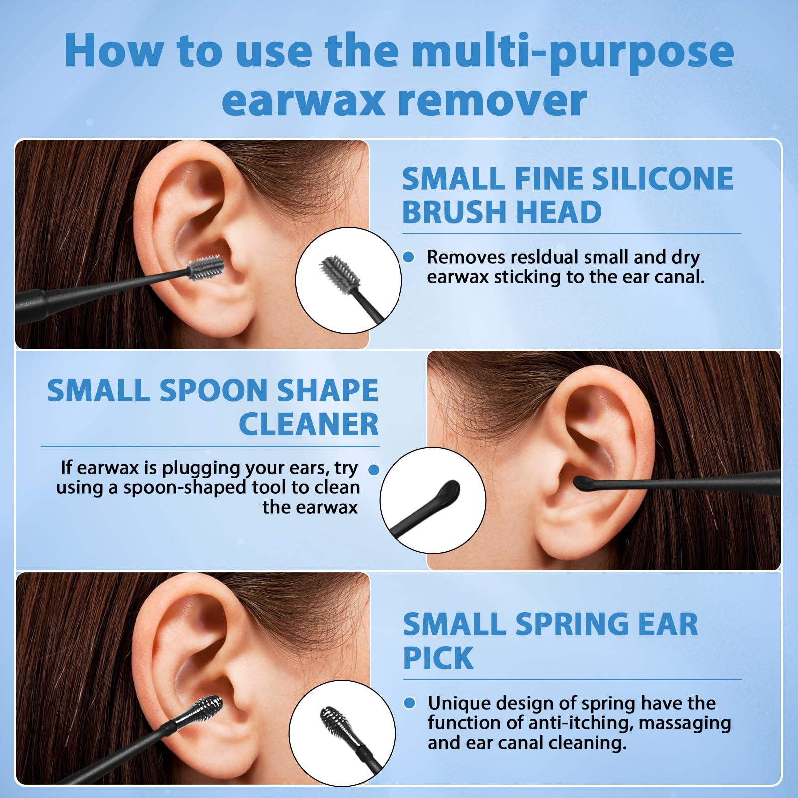 Compact design of B.urHero Ear Vacuum Remover fits home storage and travel.