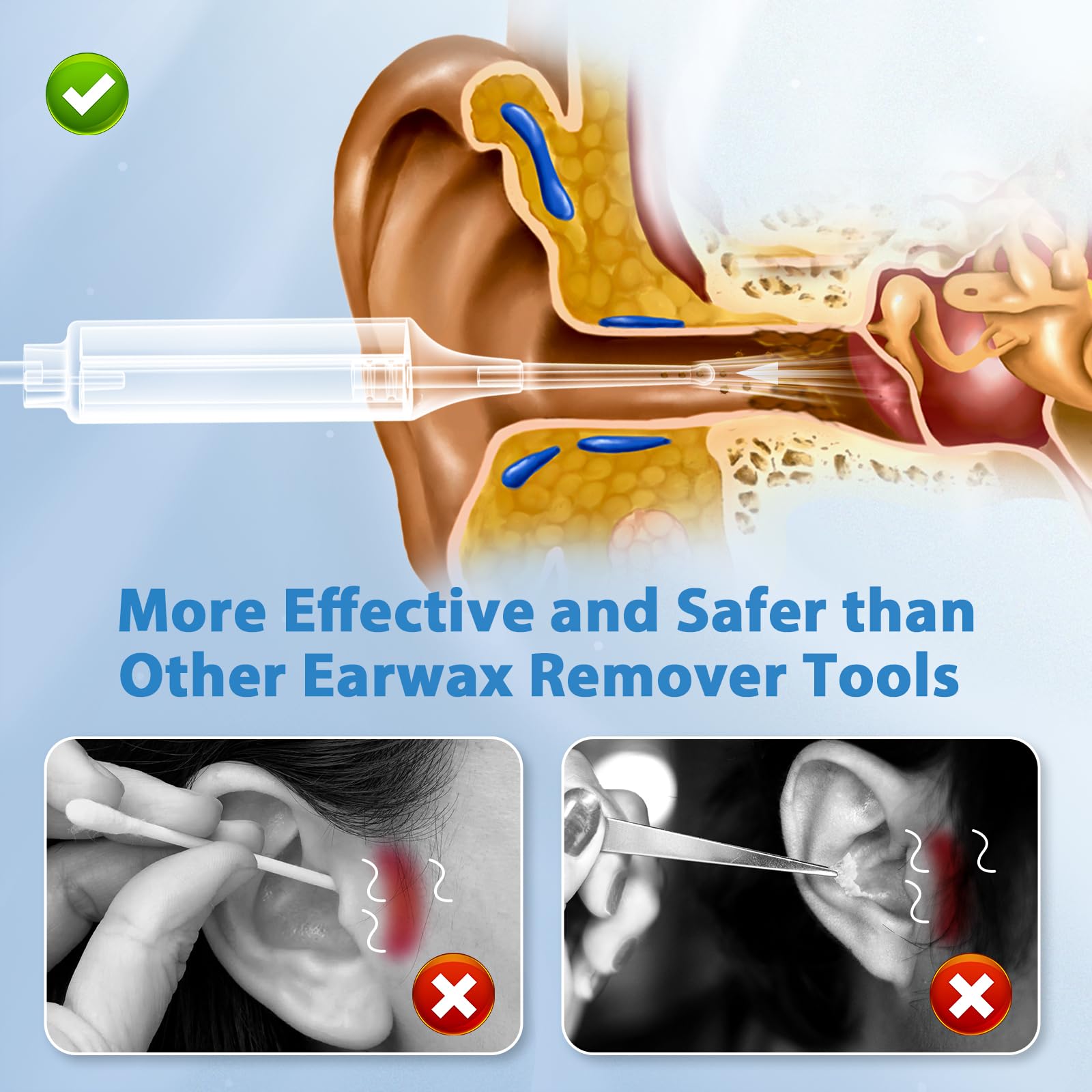 B.urHero Ear Vacuum Remover operates quietly for kid-friendly use.