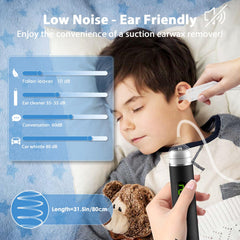 B.urHero Ear Vacuum Remover rechargeable battery enables long use between charges.