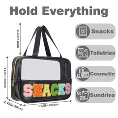 Burskit large zipper pocket offers organized storage inside the bag.