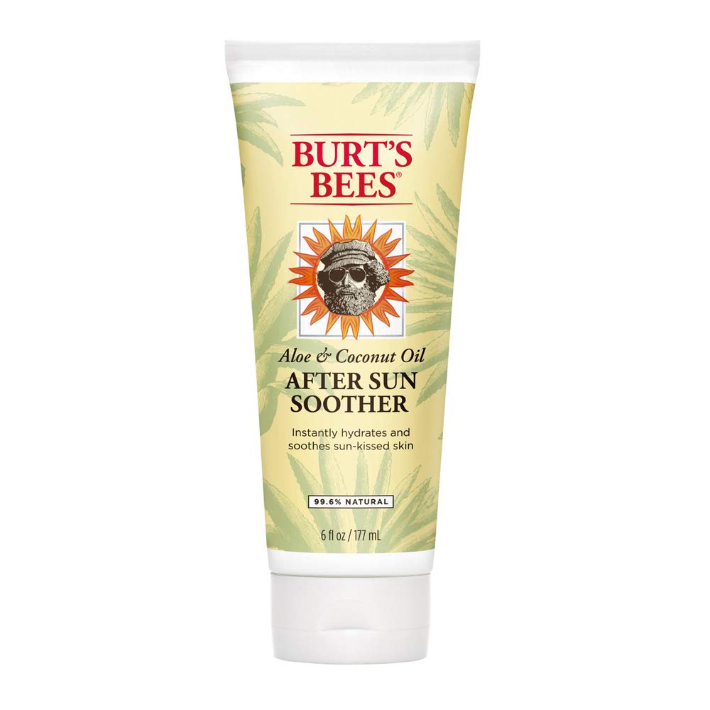 Burt's Bees Aloe After Sun Soother bottle delivering quick post-sun hydration