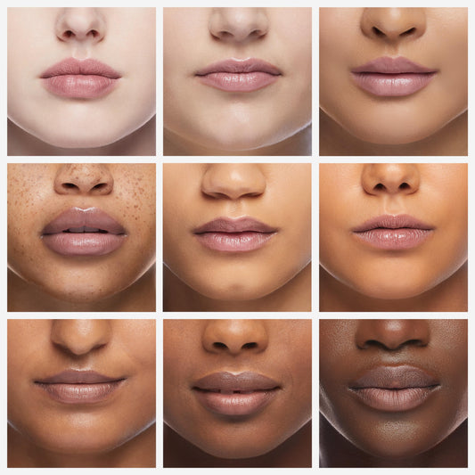 Close-up texture of Burt's Bees lip balm for smooth, even application