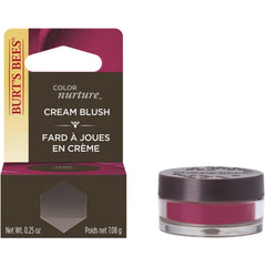 Three shades for versatile looks in Burt's Bees Color Nurture Cream Blush