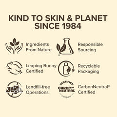 Cooling sensation depicted as Burt's Bees scrub cools the skin.