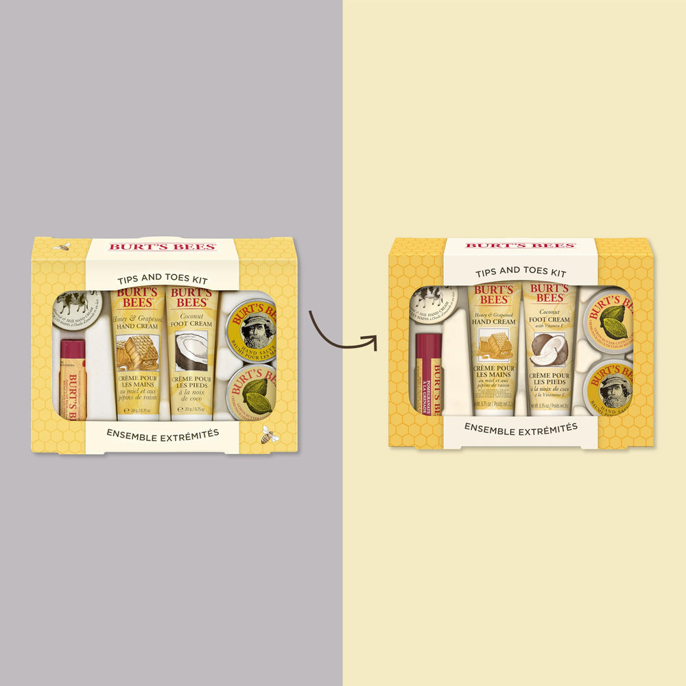 Burt's Bees Honey Grapeseed Hand Cream travel size softens dry hands.