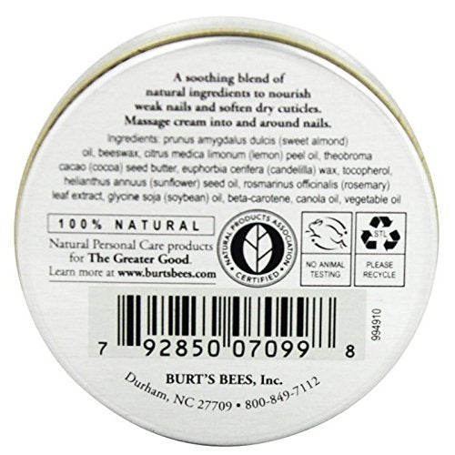 Close-up of Burt's Bees cuticle cream application for fast, non-greasy hydration.