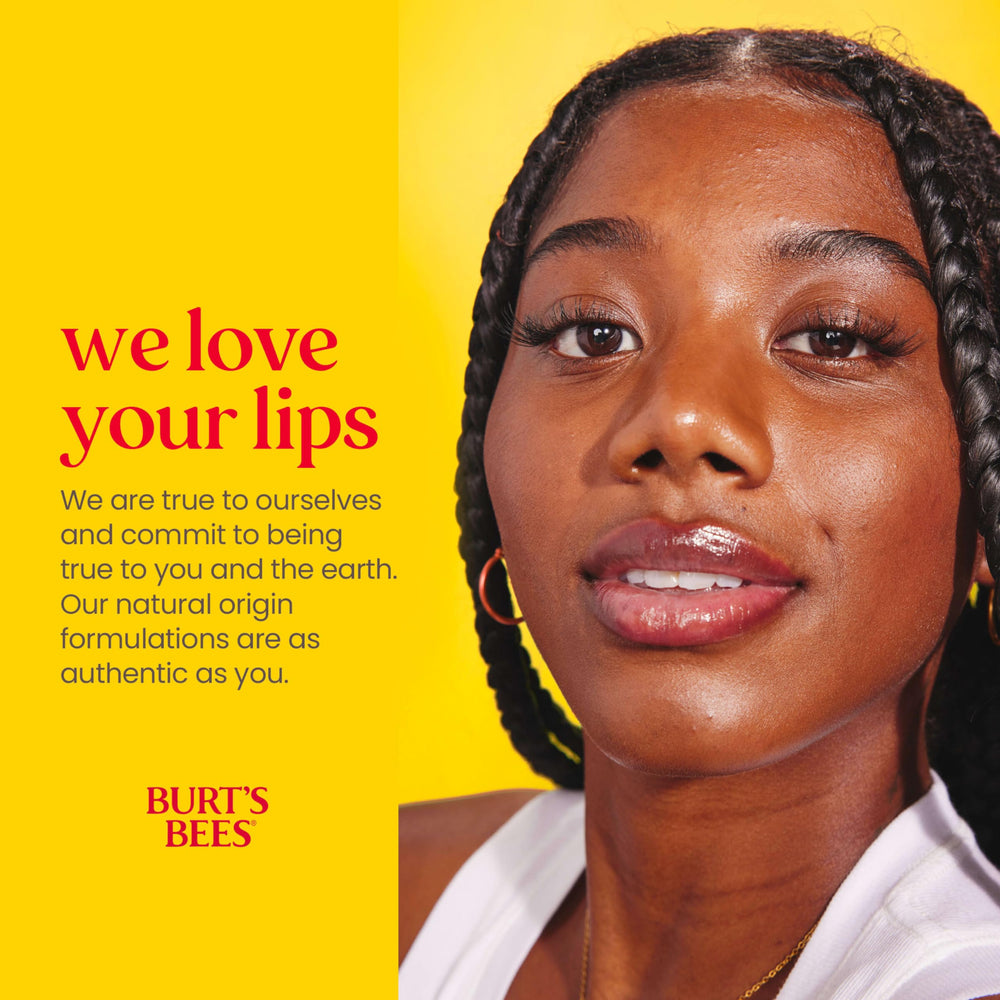 Peppermint-scented Burt's Bees Lip Balm Original Beeswax refreshing touch.