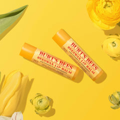 Pocket and purse friendly Burt's Bees Lip Balm Original Beeswax for daily use.