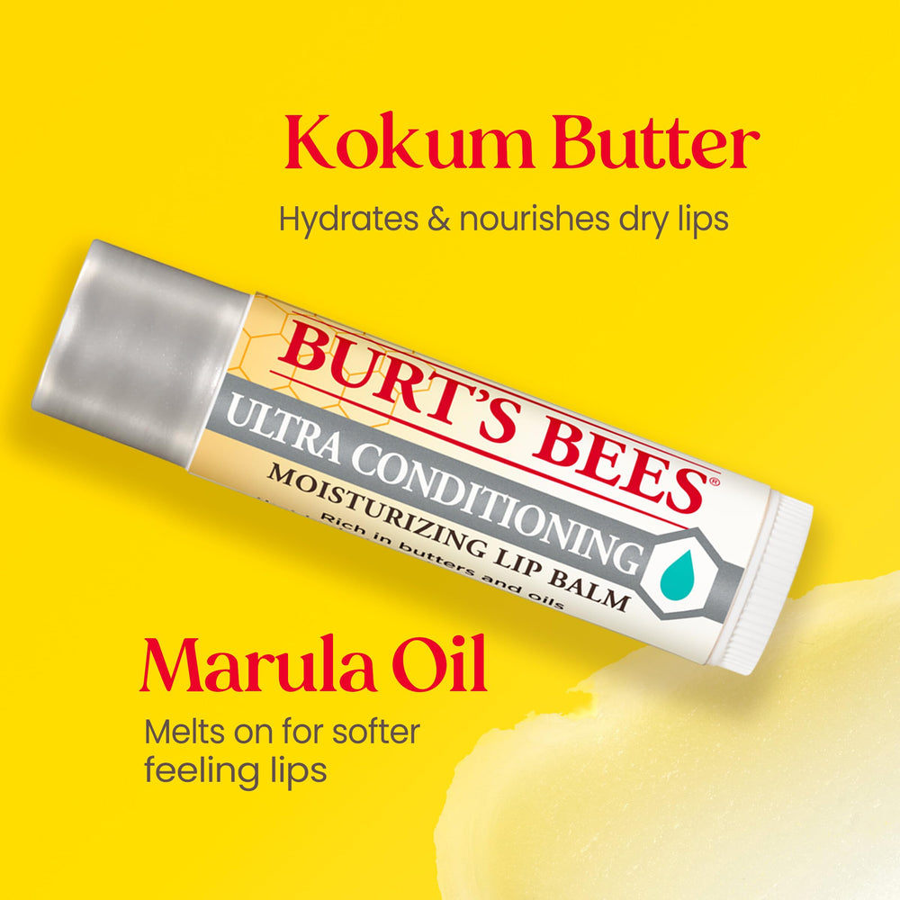 Pocket-sized Burt's Bees lip balm pack for on-the-go care