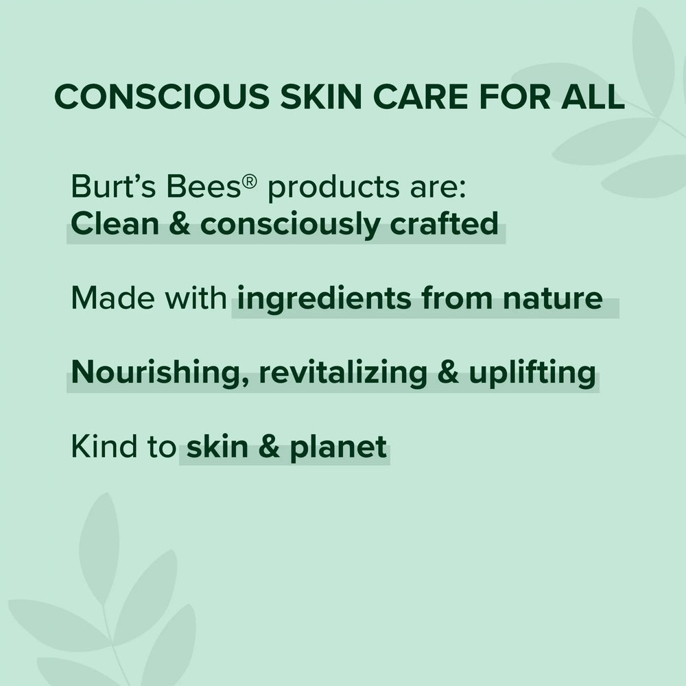Burt's Bees Lip Balm tube close-up highlighting natural ingredients and conditioning effect.