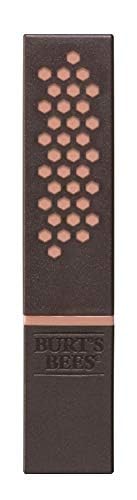 Burt's Bees Nile Nude lips close-up shows satin finish and smooth texture