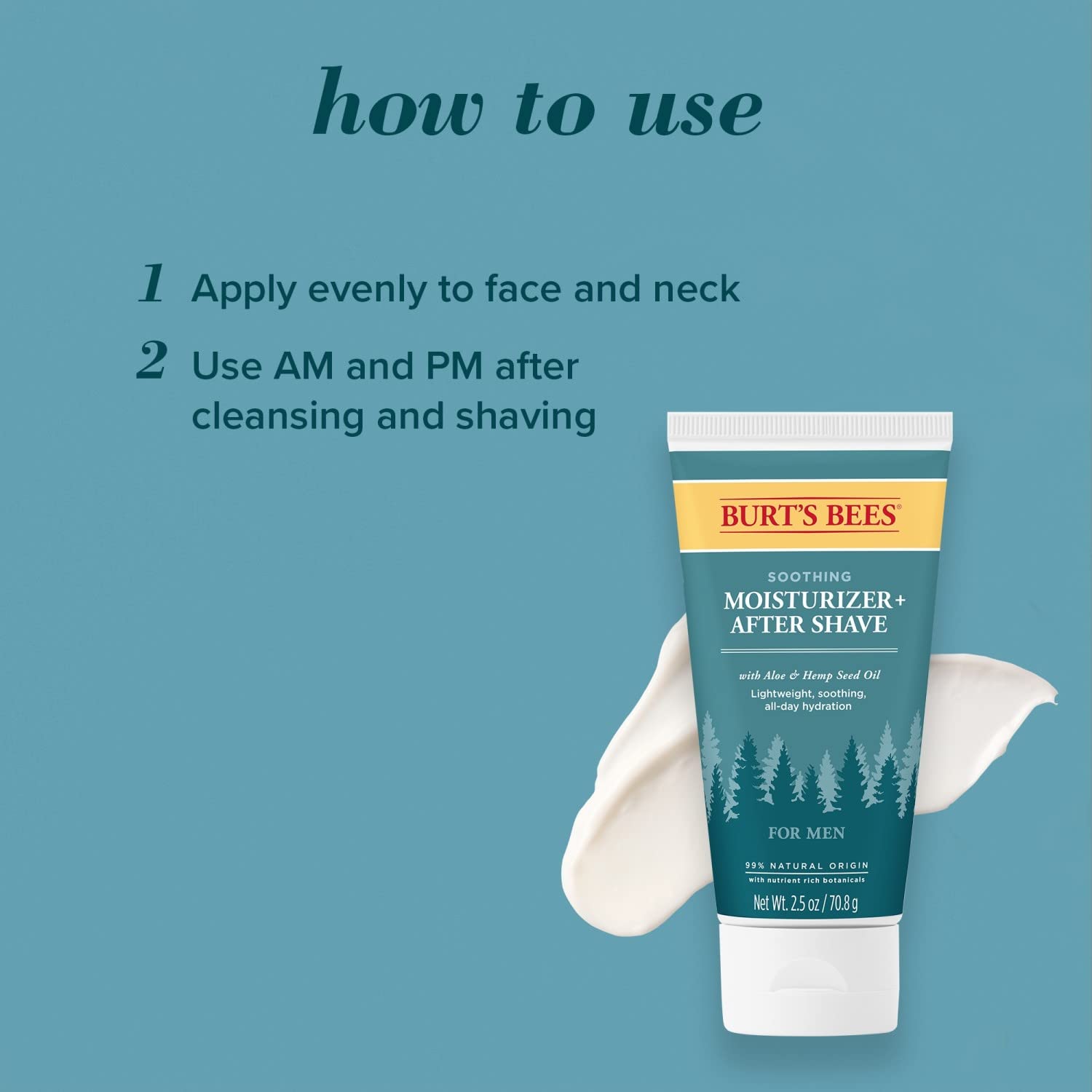 Burt's Bees 2.5 oz bottle ideal for travel and everyday hydration.