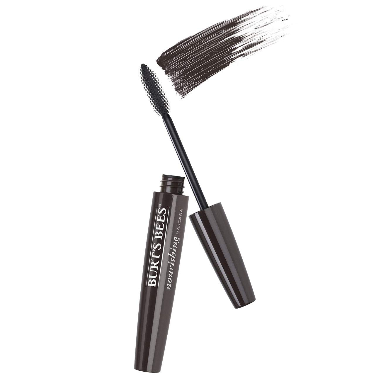 Burt's Bees mascara safe for sensitive eyes and contact lens wearers in use.