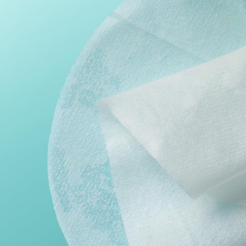 Mask adheres snugly to skin to prevent slipping during wear