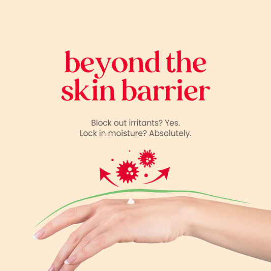 Burt's Bees SPF 30 Calming Day Lotion texture on skin demonstrates quick absorption