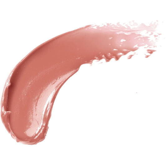 Close-up of Burt's Bees Squeezy lip balm applicator releasing peach tint for a natural glow