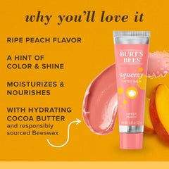 Burt's Bees texture close-up demonstrates smooth application