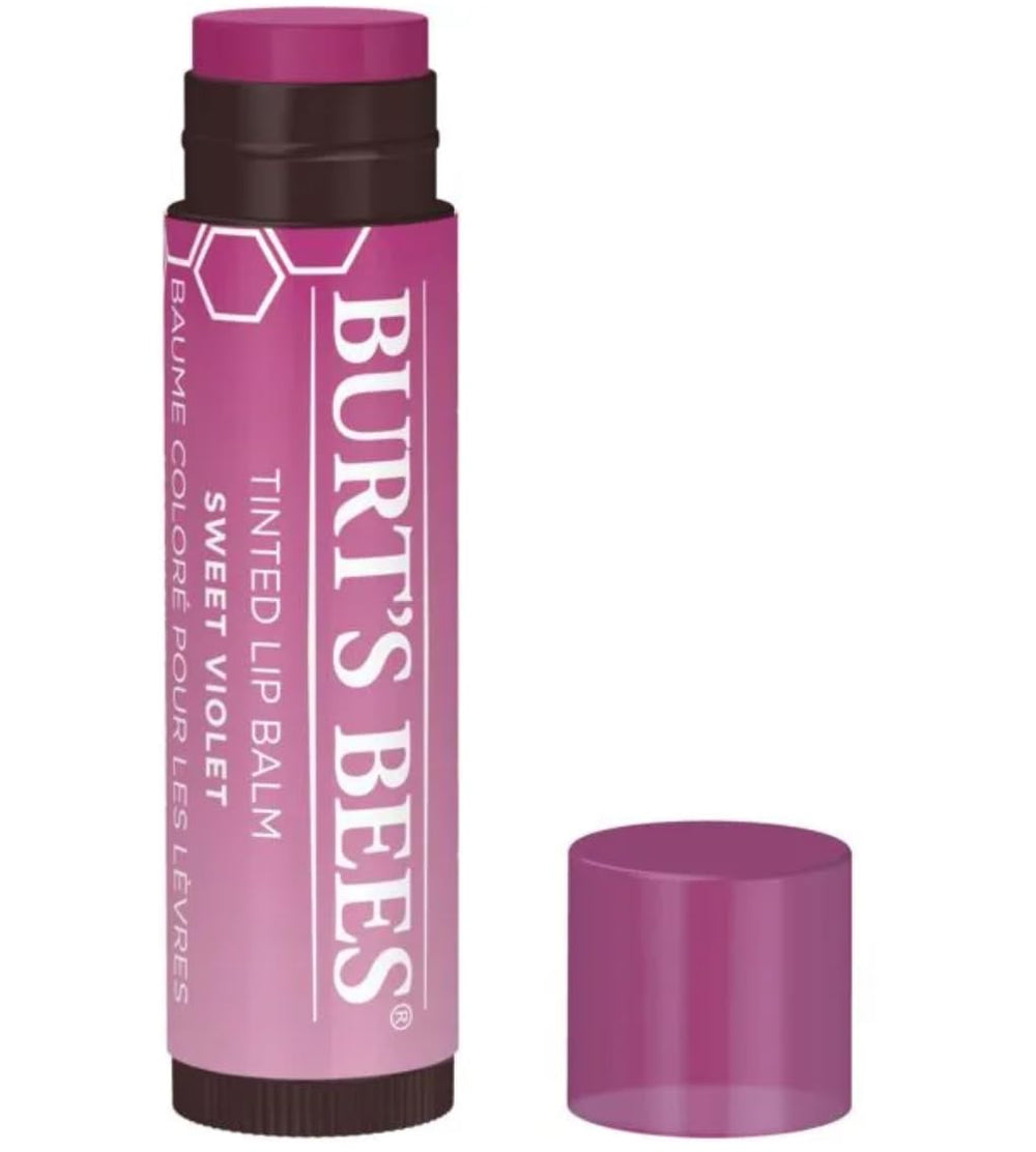 Burt's Bees tinted lip balm with soft color texture