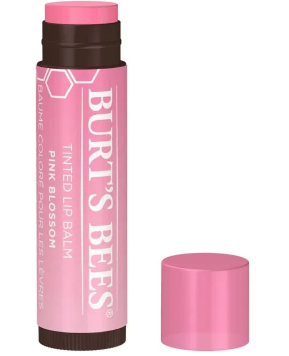 Travel-friendly Burt's Bees lip balm triple-pack on the go