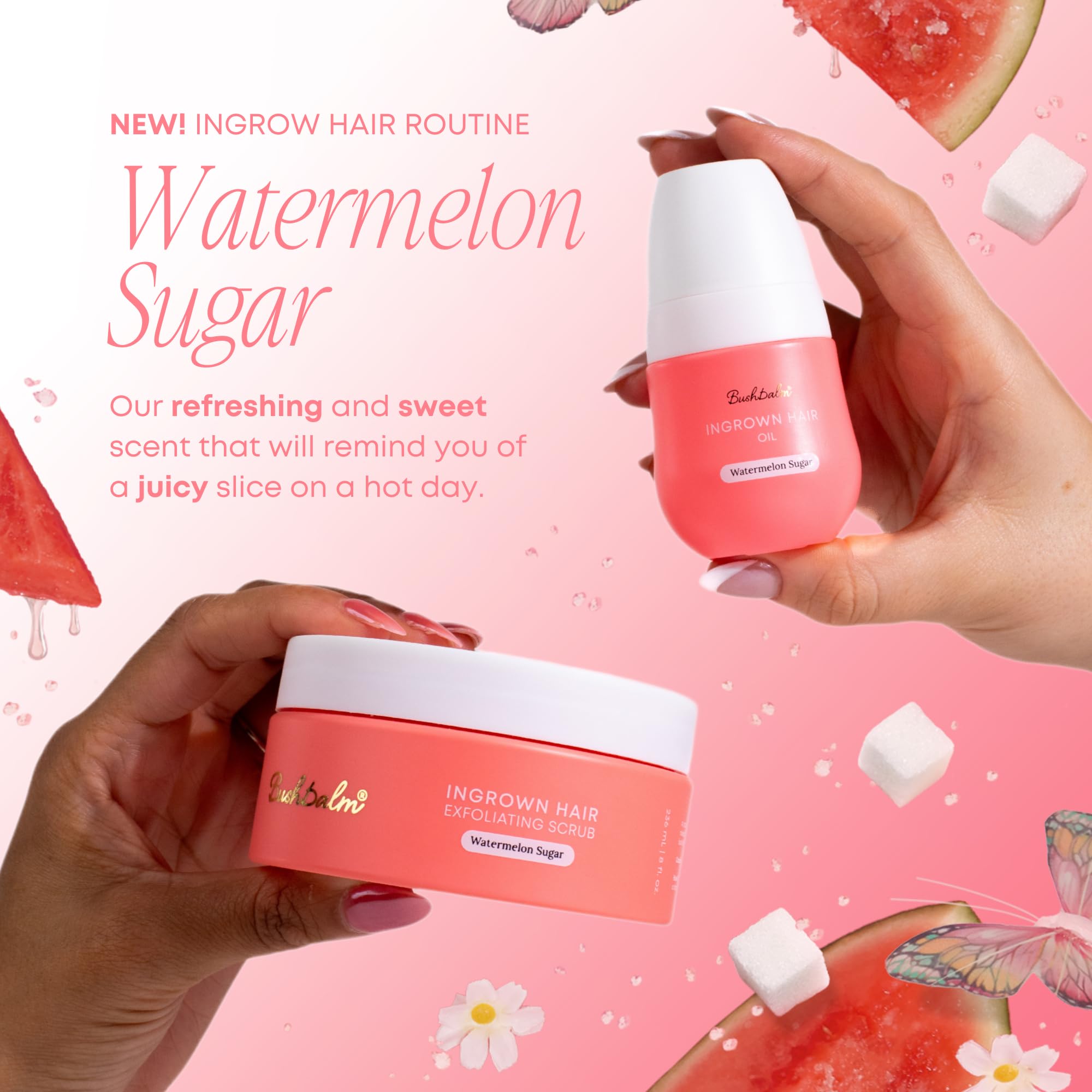 Bushbalm Ingredient label confirms vegan and cruelty-free skincare.