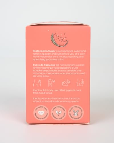 Bushbalm Watermelon Sugar scent evokes refreshing summer vibes.