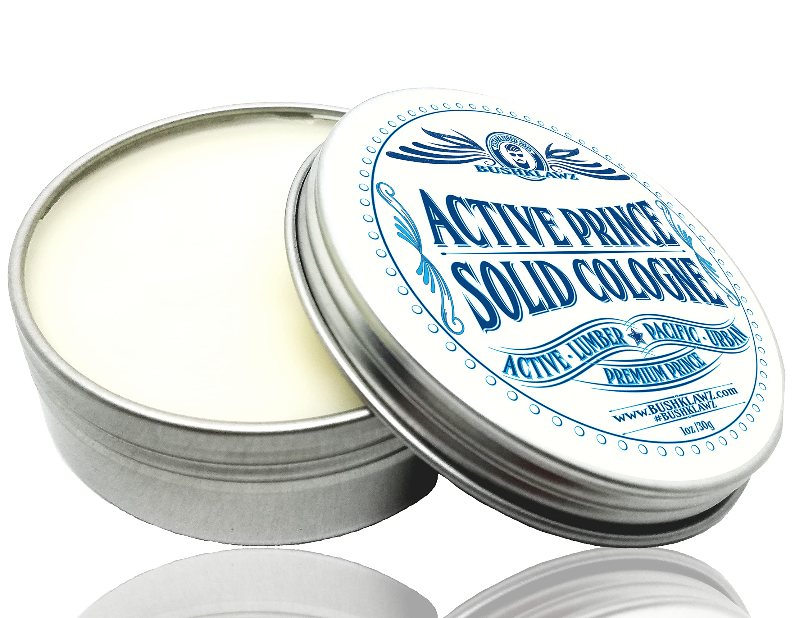 BushKlawz Premium Prince gift-set tin ideal for thoughtful manly gift.